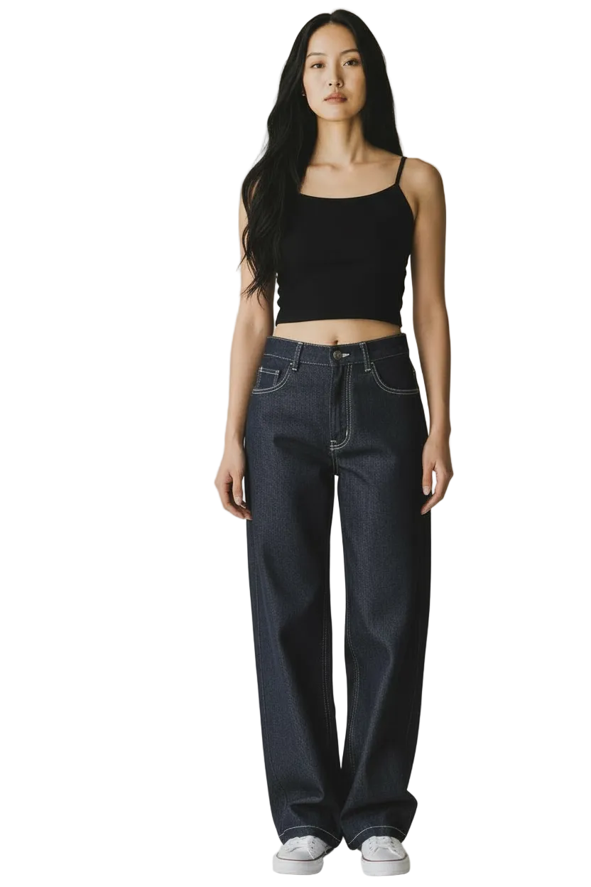 Midnight Wide Leg Jean