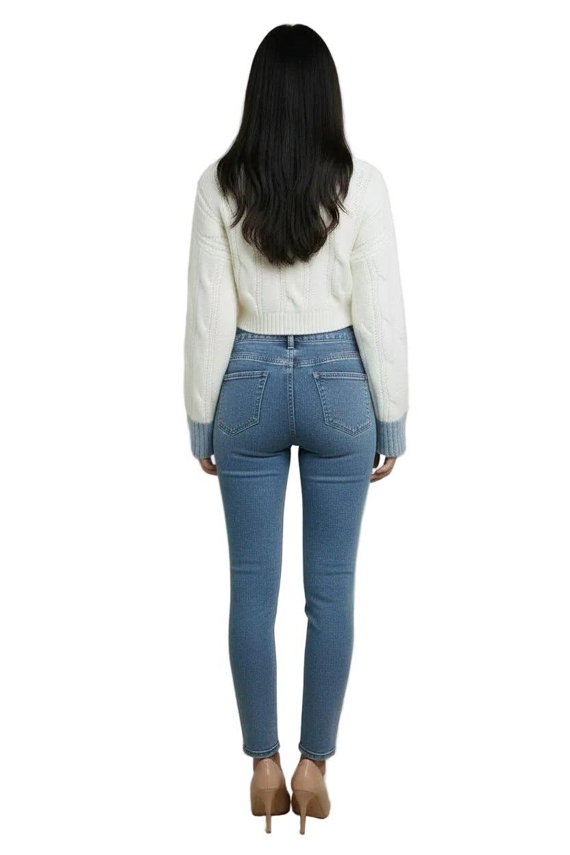 Double Button Chelsea Jean