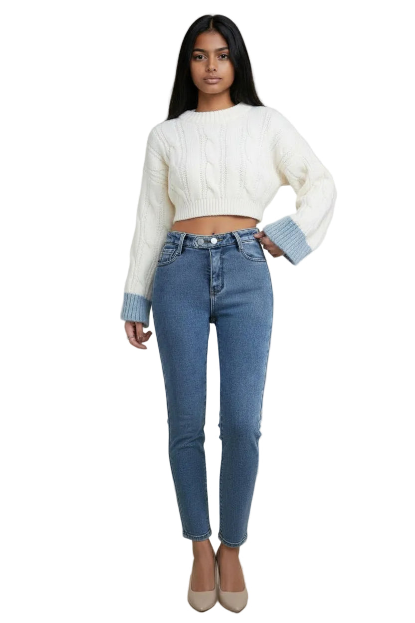 Double Button Chelsea Jean