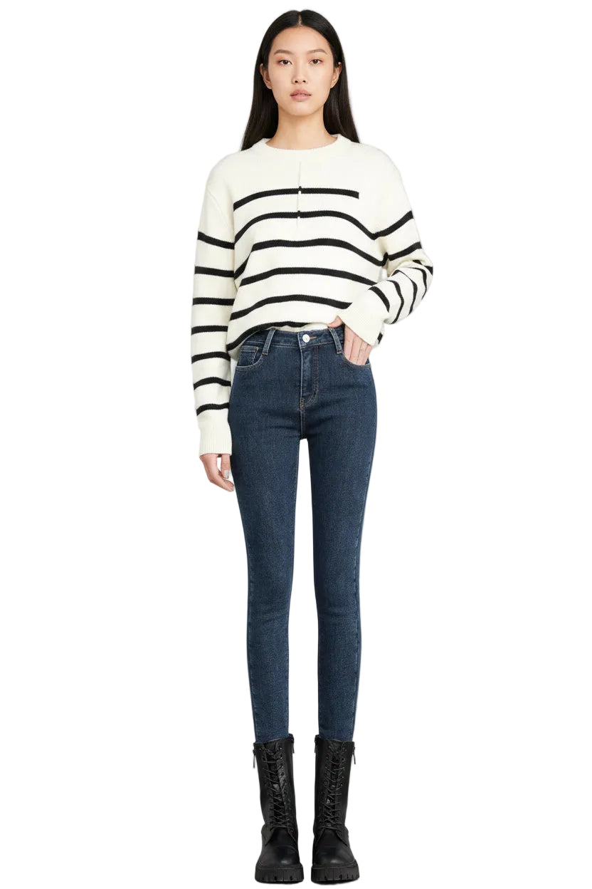 Space Blue Skinny Jean